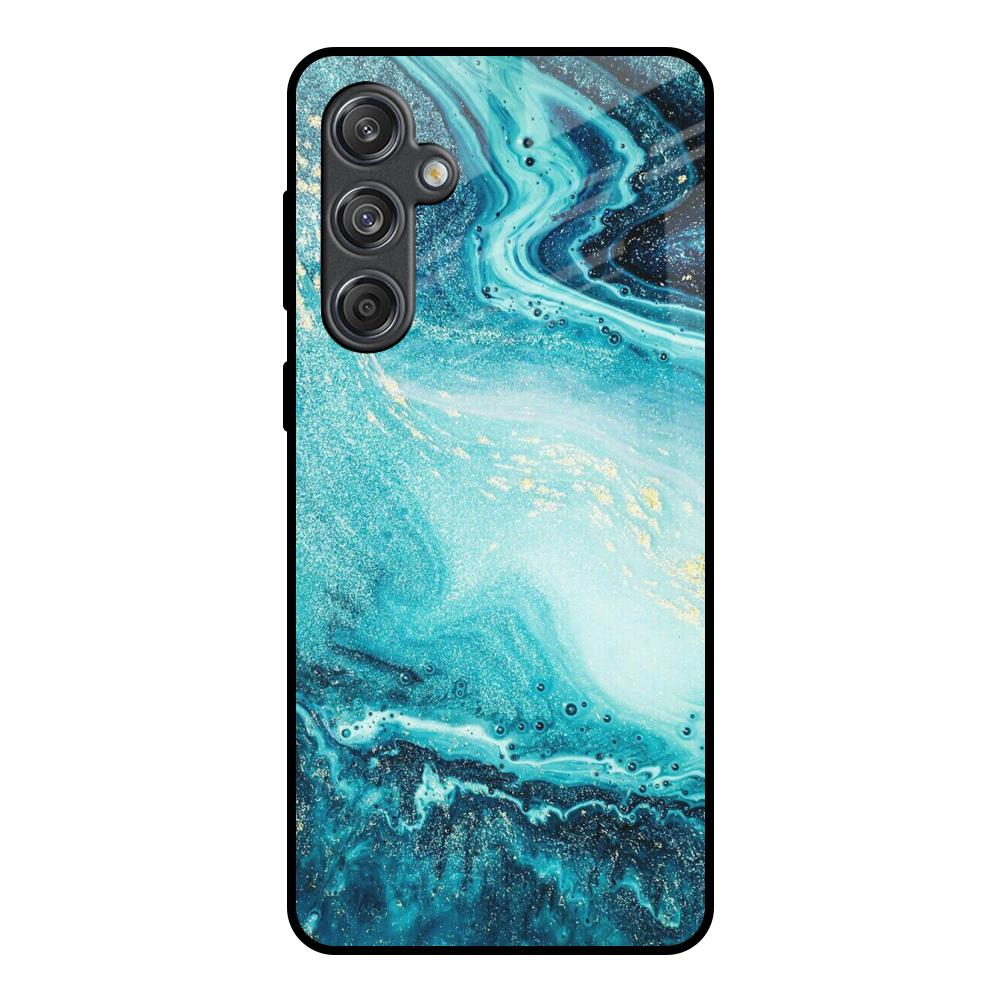 Sea Water Samsung Galaxy M55 5G Glass Back Cover Online
