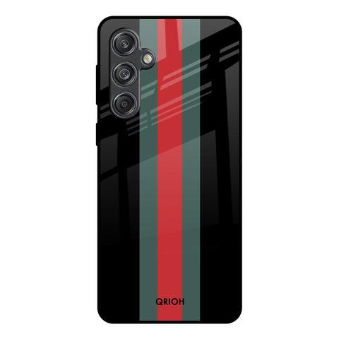 Vertical Stripes Samsung Galaxy M55 5G Glass Back Cover Online
