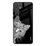 Kitten Mandala Samsung Galaxy M55 5G Glass Back Cover Online