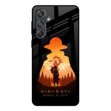 Luffy One Piece Samsung Galaxy M55 5G Glass Back Cover Online