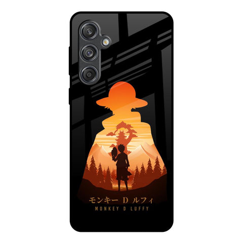 Luffy One Piece Samsung Galaxy M55 5G Glass Back Cover Online