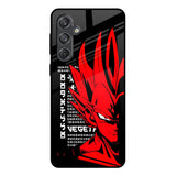 Red Vegeta Samsung Galaxy M55 5G Glass Back Cover Online