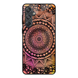 Floral Mandala Samsung Galaxy M55 5G Glass Back Cover Online