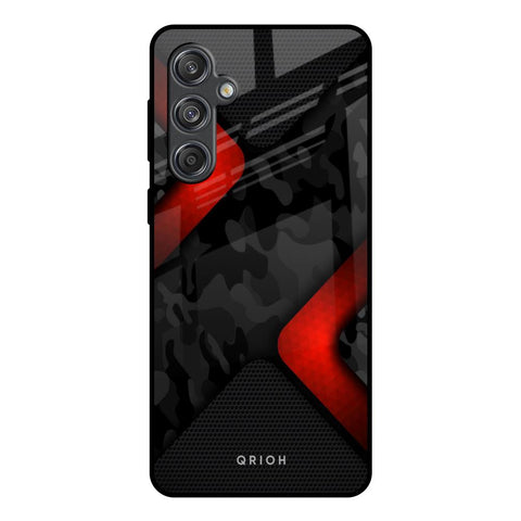 Modern Camo Abstract Samsung Galaxy M55 5G Glass Back Cover Online