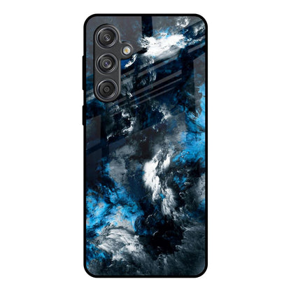 Cloudy Dust Samsung Galaxy M55 5G Glass Back Cover Online