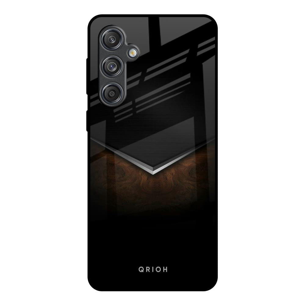 Dark Walnut Samsung Galaxy M55 5G Glass Back Cover Online