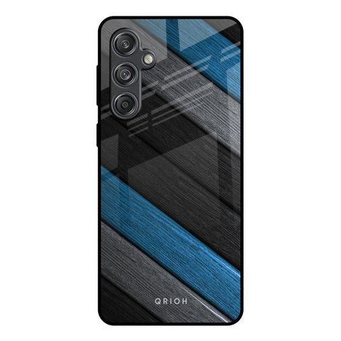 Multicolor Wooden Effect Samsung Galaxy M55 5G Glass Back Cover Online