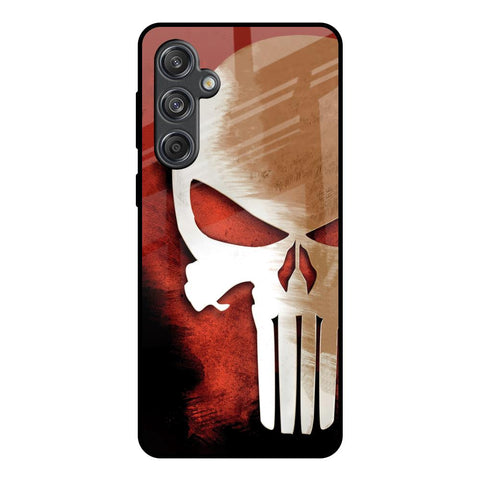 Red Skull Samsung Galaxy M55 5G Glass Back Cover Online