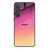 Geometric Pink Diamond Samsung Galaxy M55 5G Glass Back Cover Online