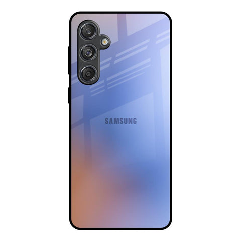 Blue Aura Samsung Galaxy M55 5G Glass Back Cover Online
