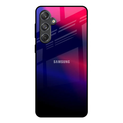 Blue Ombre Samsung Galaxy M55 5G Glass Back Cover Online
