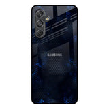 Blue Hues Samsung Galaxy M55 5G Glass Back Cover Online