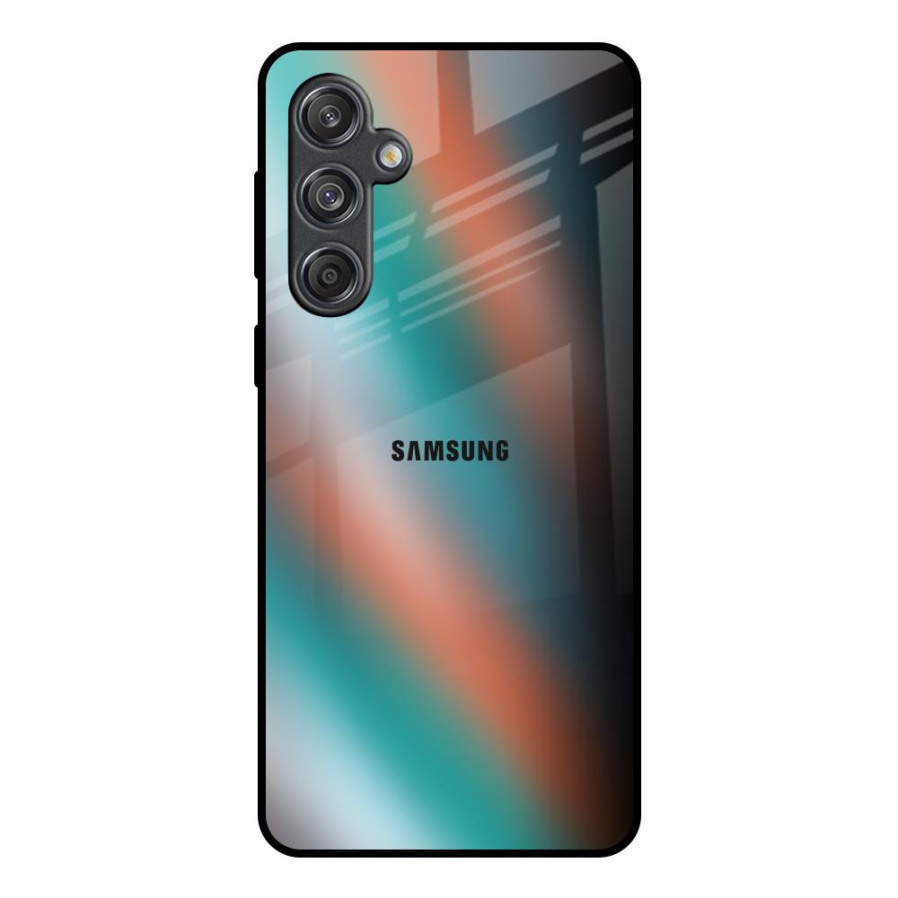 Melted Emerald Samsung Galaxy M55 5G Glass Back Cover Online