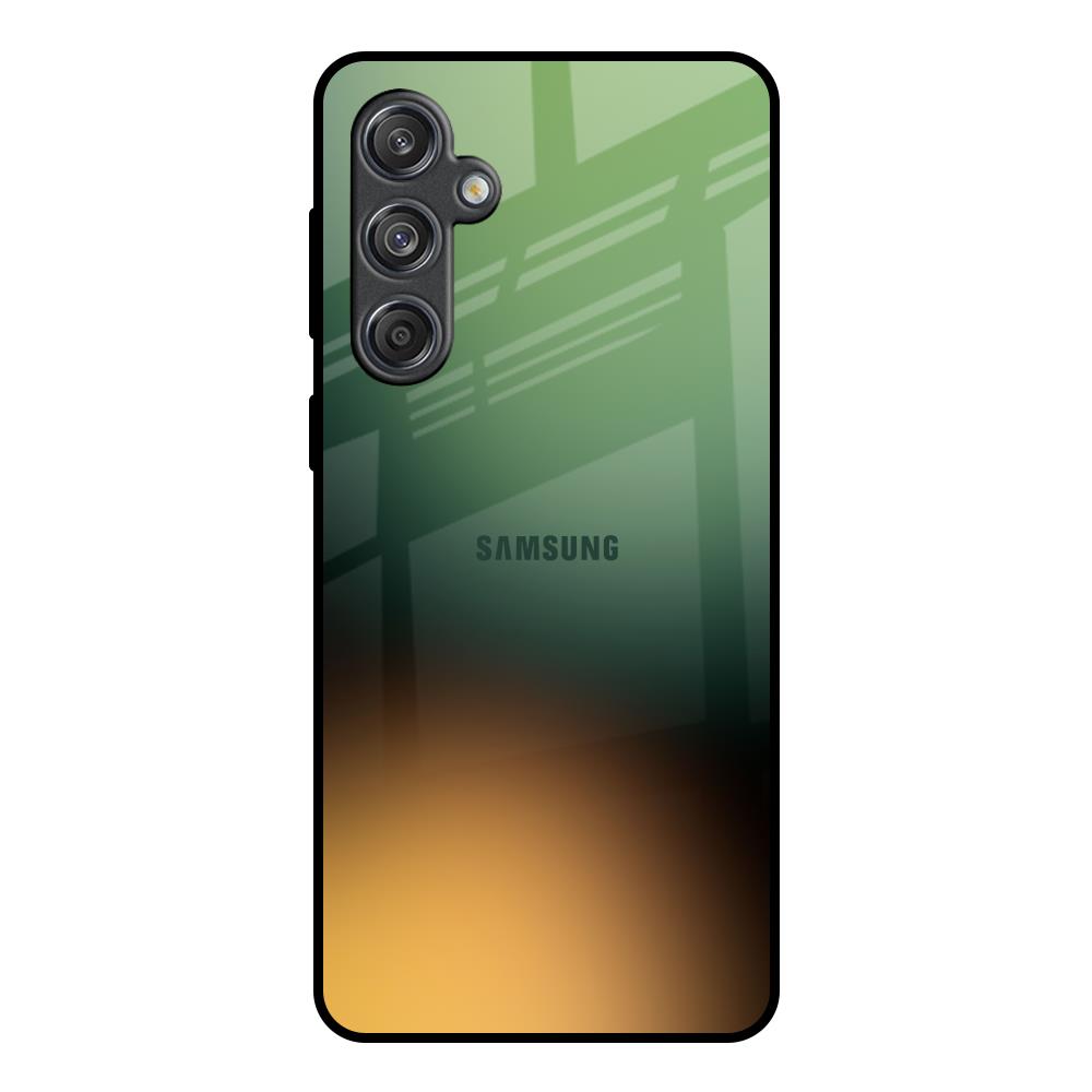 Blurry Forest Samsung Galaxy M55 5G Glass Back Cover Online