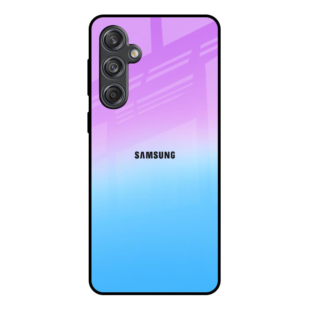 Unicorn Pattern Samsung Galaxy M55 5G Glass Back Cover Online