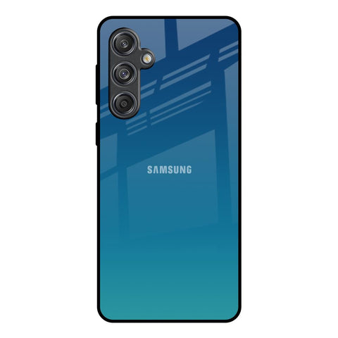 Celestial Blue Samsung Galaxy M55 5G Glass Back Cover Online