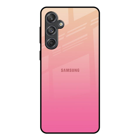 Pastel Pink Gradient Samsung Galaxy M55 5G Glass Back Cover Online