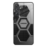 Hexagon Style Samsung Galaxy M55 5G Glass Back Cover Online