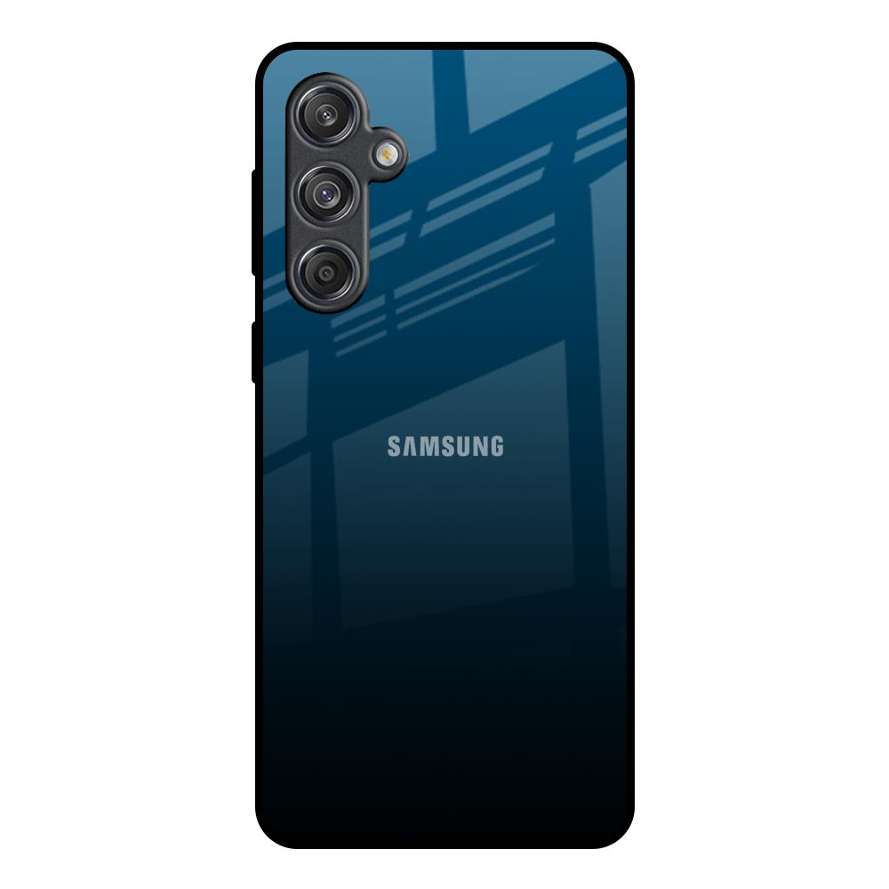 Sailor Blue Samsung Galaxy M55 5G Glass Back Cover Online