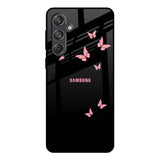 Fly Butterfly Samsung Galaxy M55 5G Glass Back Cover Online