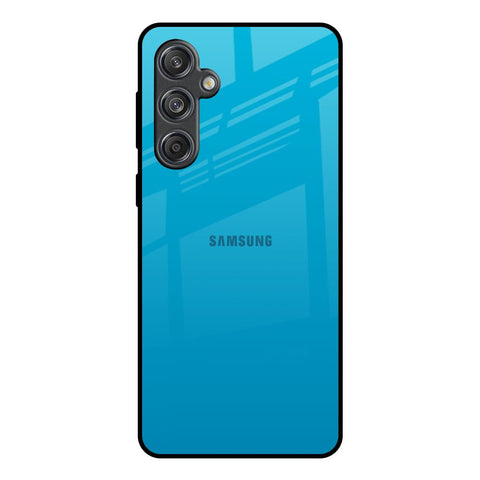Blue Aqua Samsung Galaxy M55 5G Glass Back Cover Online