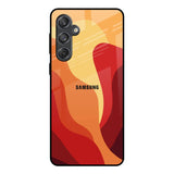 Magma Color Pattern Samsung Galaxy M55 5G Glass Back Cover Online