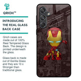 Angry Baby Super Hero Glass Case for Samsung Galaxy M55 5G