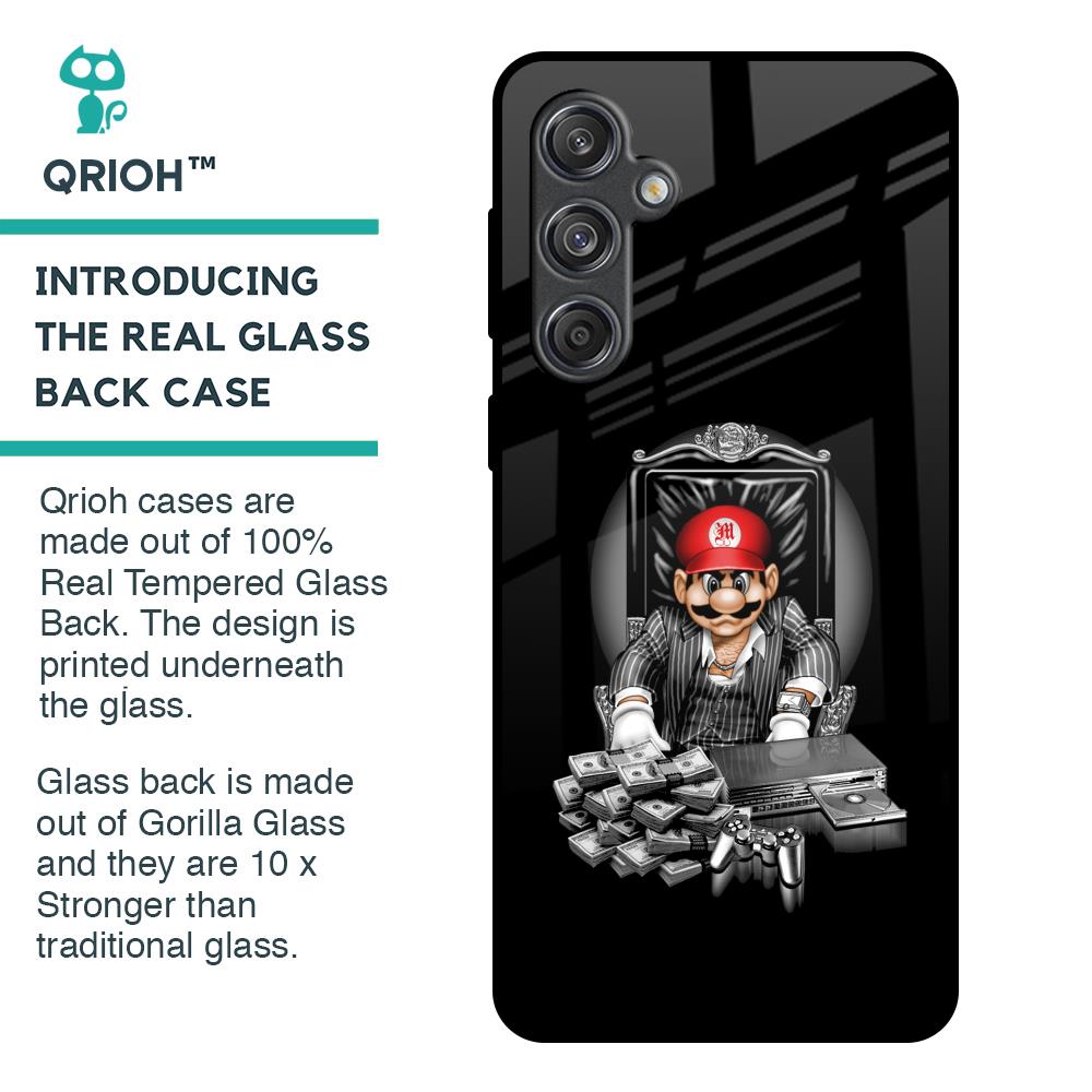 Dark Secret Glass Case for Samsung Galaxy M55 5G