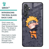 Orange Chubby Glass Case for Samsung Galaxy M55 5G