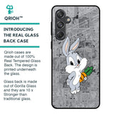 Cute Baby Bunny Glass Case for Samsung Galaxy M55 5G