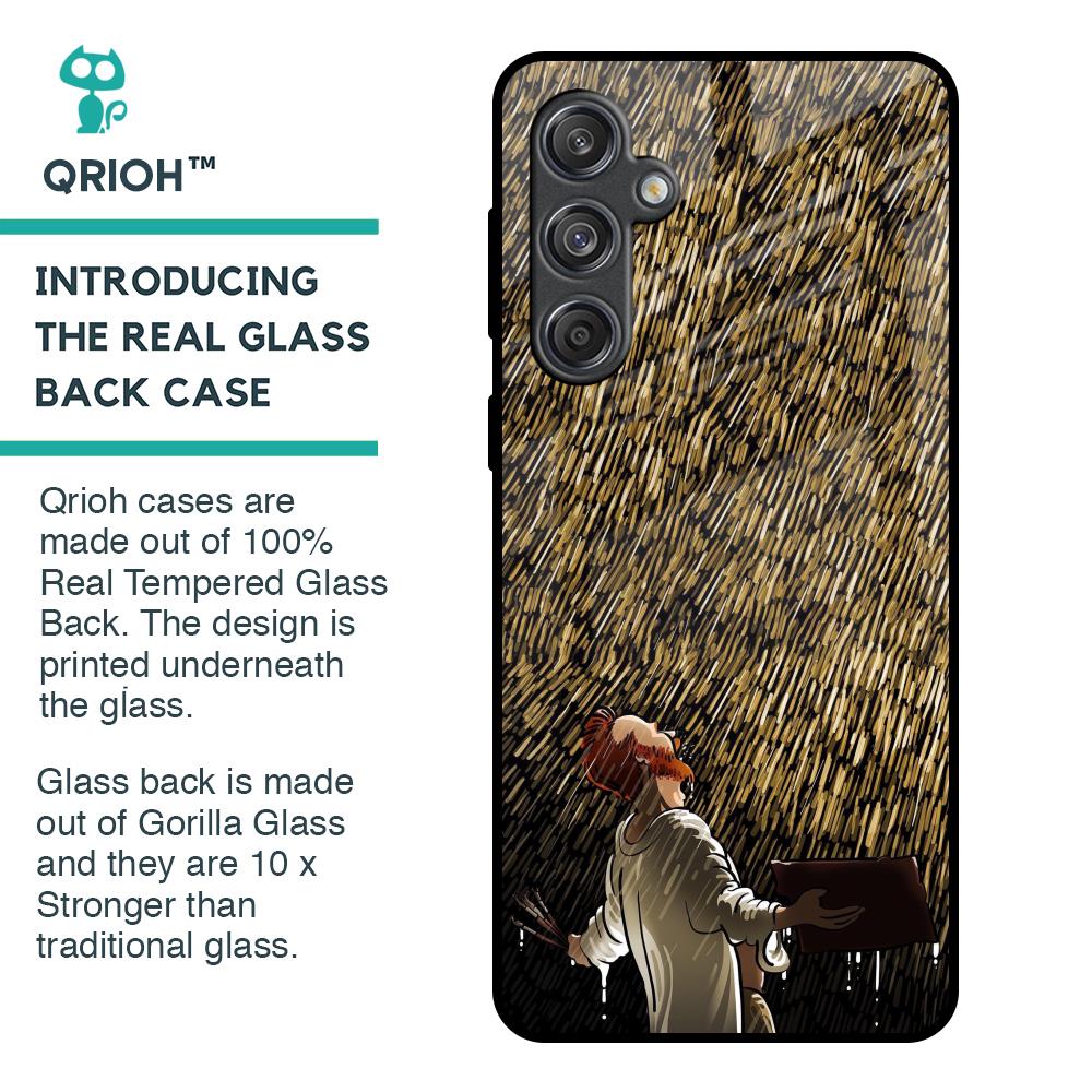 Rain Festival Glass Case for Samsung Galaxy M55 5G
