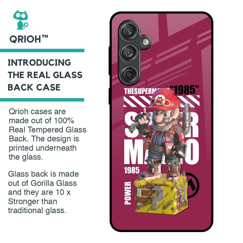 Gangster Hero Glass Case for Samsung Galaxy M55 5G