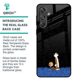 Night Sky Star Glass Case for Samsung Galaxy M55 5G