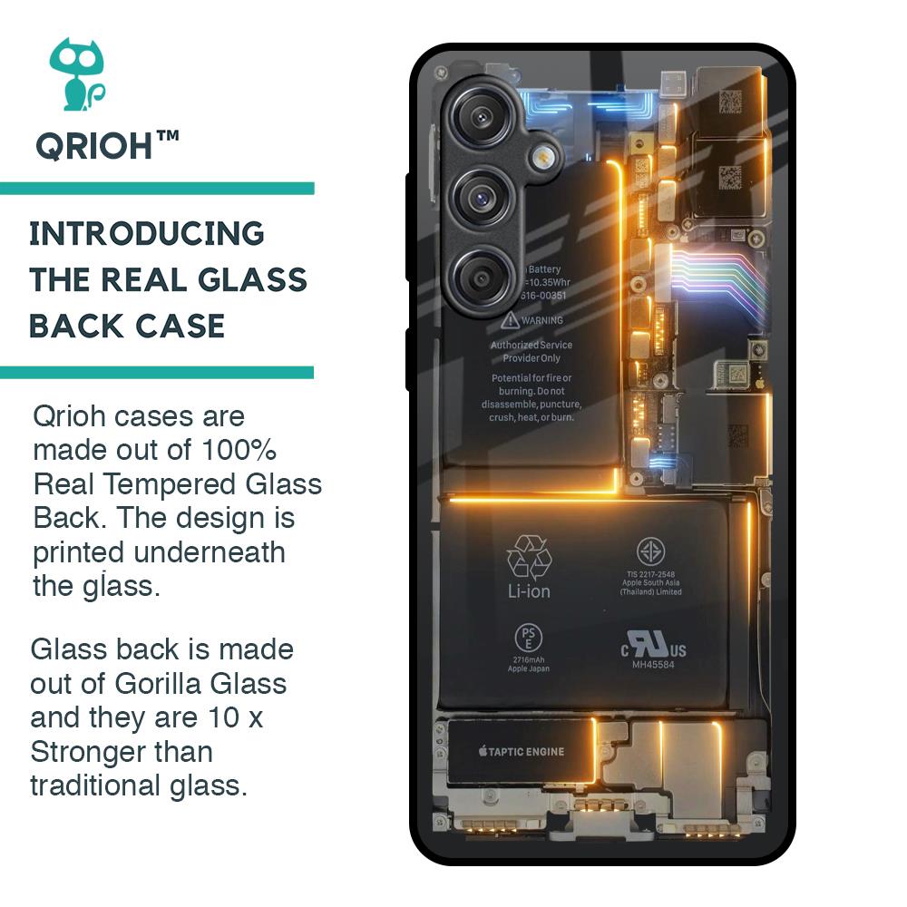 Glow Up Skeleton Glass Case for Samsung Galaxy M55 5G