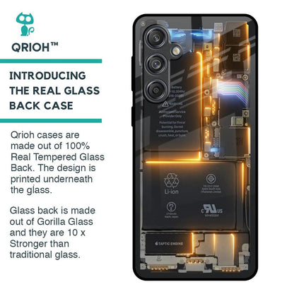Glow Up Skeleton Glass Case for Samsung Galaxy M55 5G