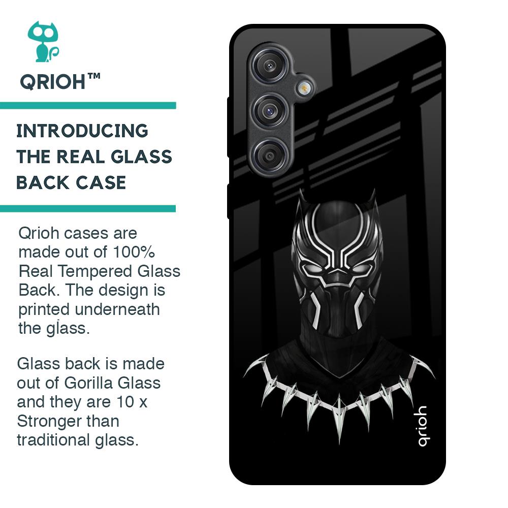Dark Superhero Glass Case for Samsung Galaxy M55 5G