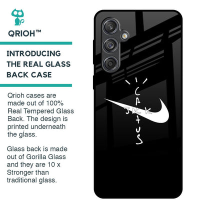 Jack Cactus Glass Case for Samsung Galaxy M55 5G