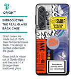 Smile for Camera Glass Case for Samsung Galaxy M55 5G