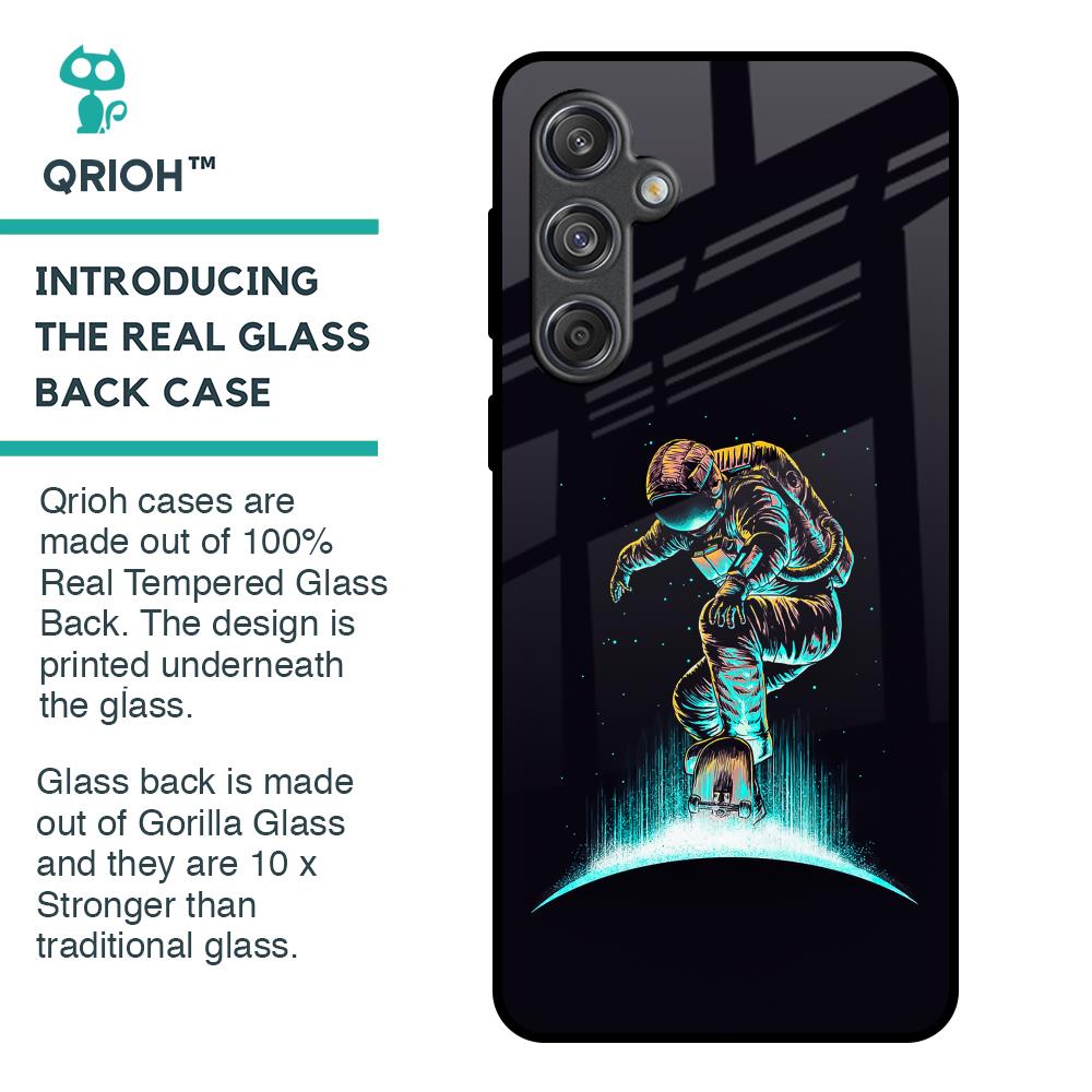Star Ride Glass Case for Samsung Galaxy M55 5G