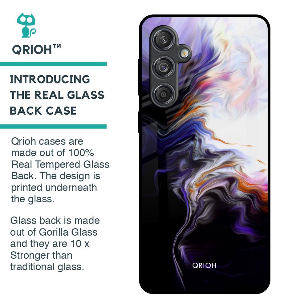 Enigma Smoke Glass Case for Samsung Galaxy M55 5G
