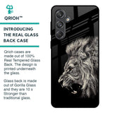 Brave Lion Glass Case for Samsung Galaxy M55 5G