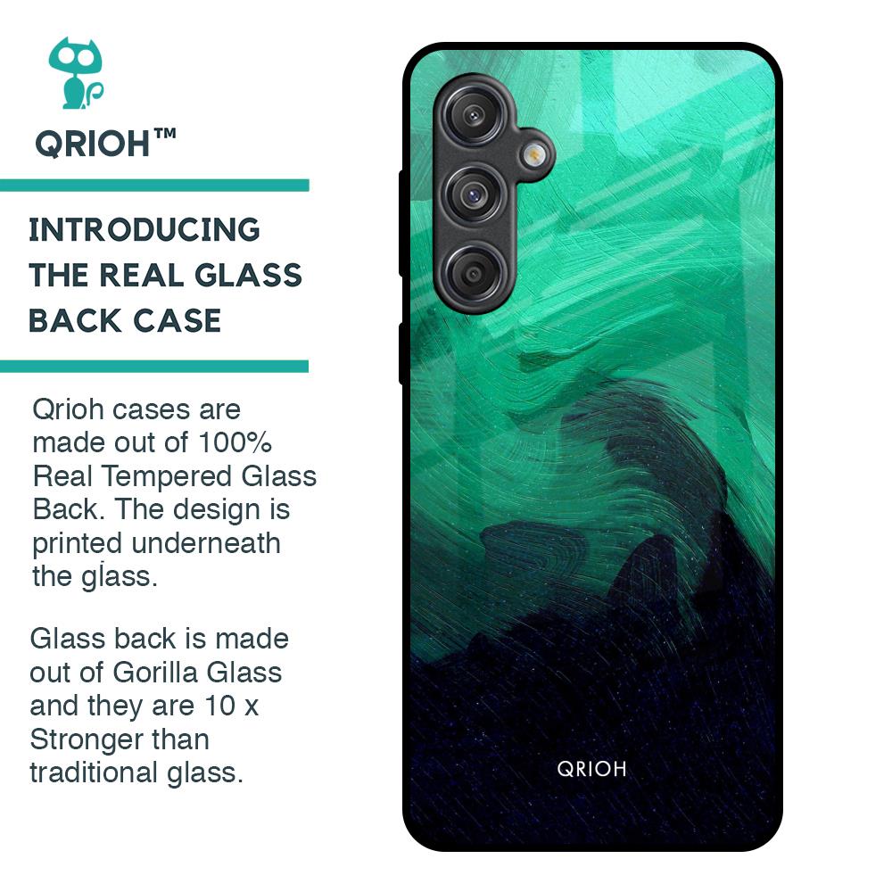 Scarlet Amber Glass Case for Samsung Galaxy M55 5G