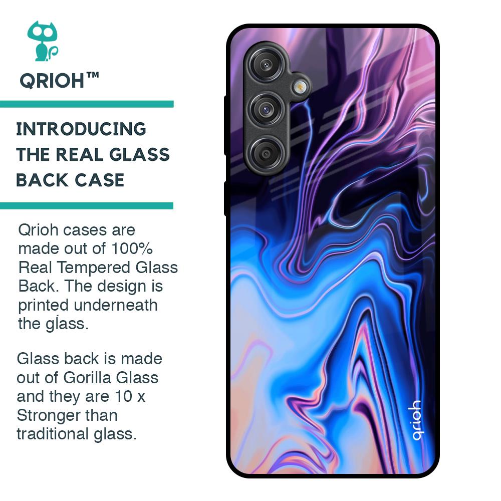 Psychic Texture Glass Case for Samsung Galaxy M55 5G
