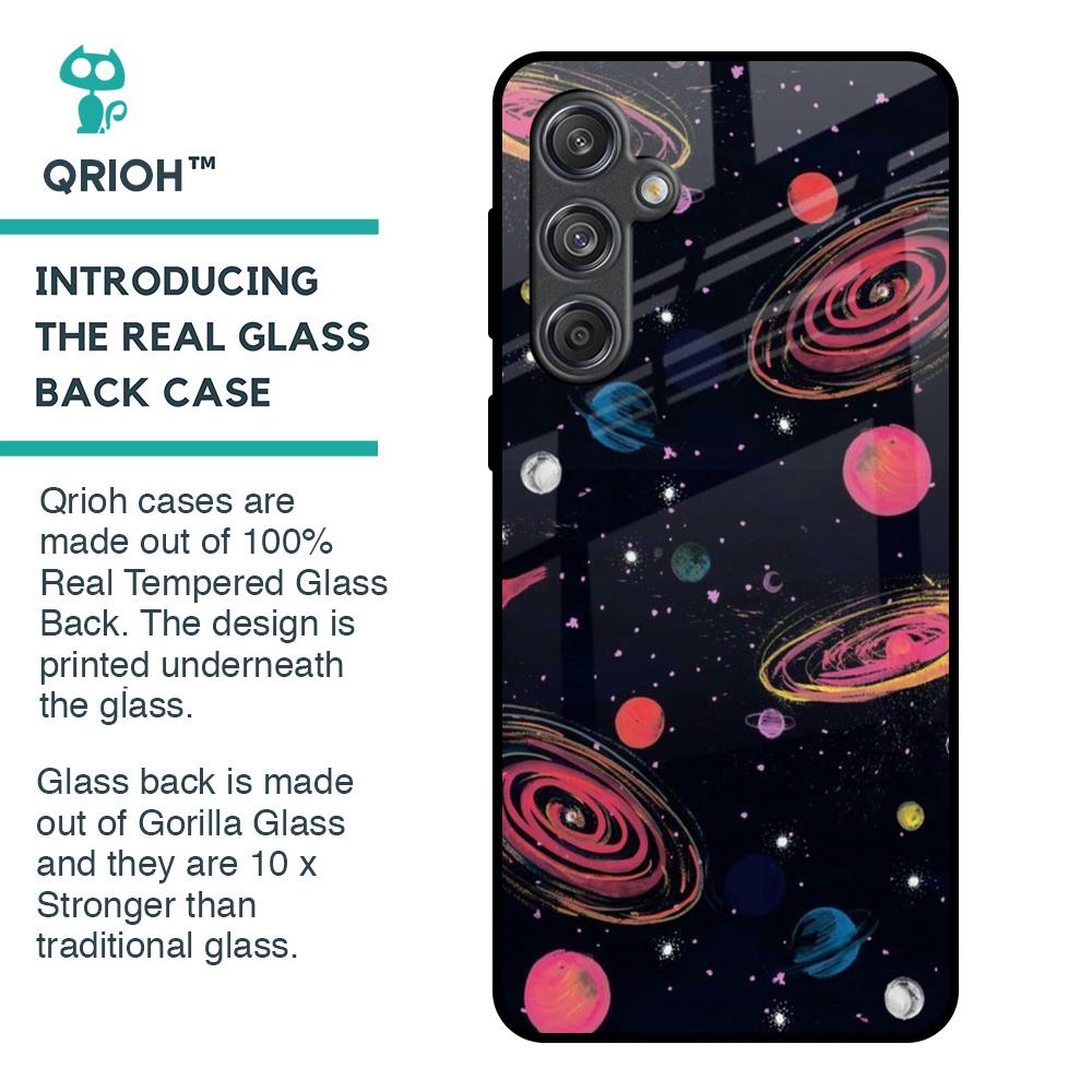 Galaxy In Dream Glass Case For Samsung Galaxy M55 5G