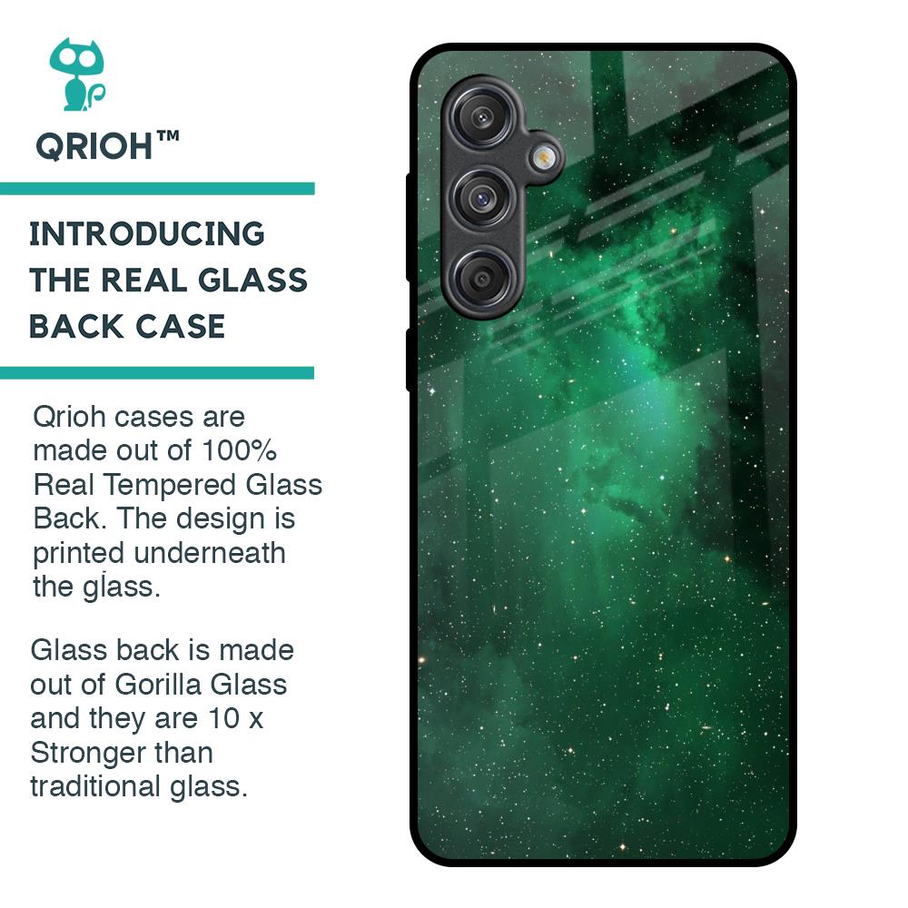 Emerald Firefly Glass Case For Samsung Galaxy M55 5G