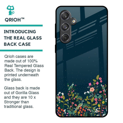 Small Garden Glass Case For Samsung Galaxy M55 5G