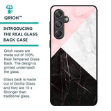 Marble Collage Art Glass Case For Samsung Galaxy M55 5G