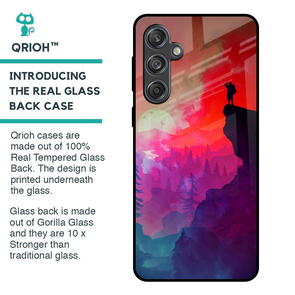 Dream So High Glass Case For Samsung Galaxy M55 5G