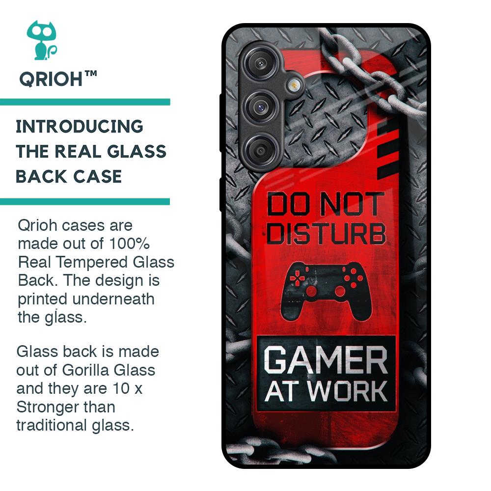 Do No Disturb Glass Case For Samsung Galaxy M55 5G