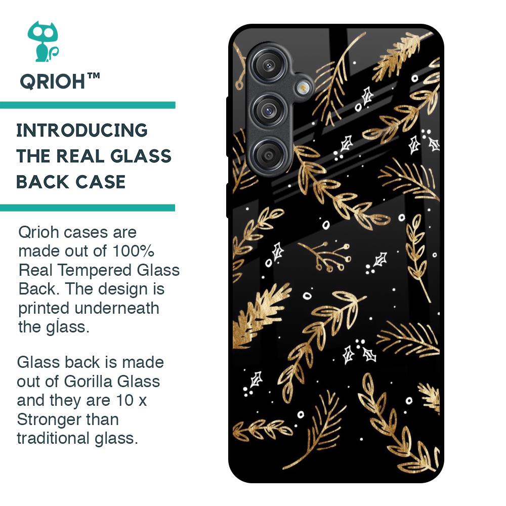 Autumn Leaves Glass Case for Samsung Galaxy M55 5G